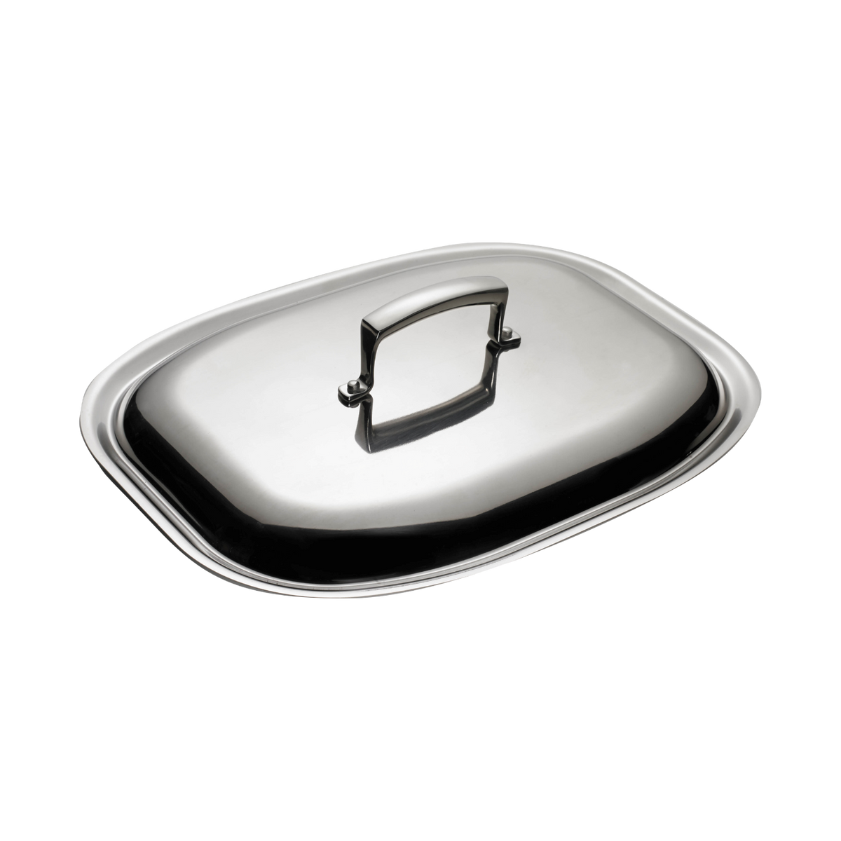 Browne 5724151 Thermalloy Stainless Steel Flat Roast Pan Cover, 14"