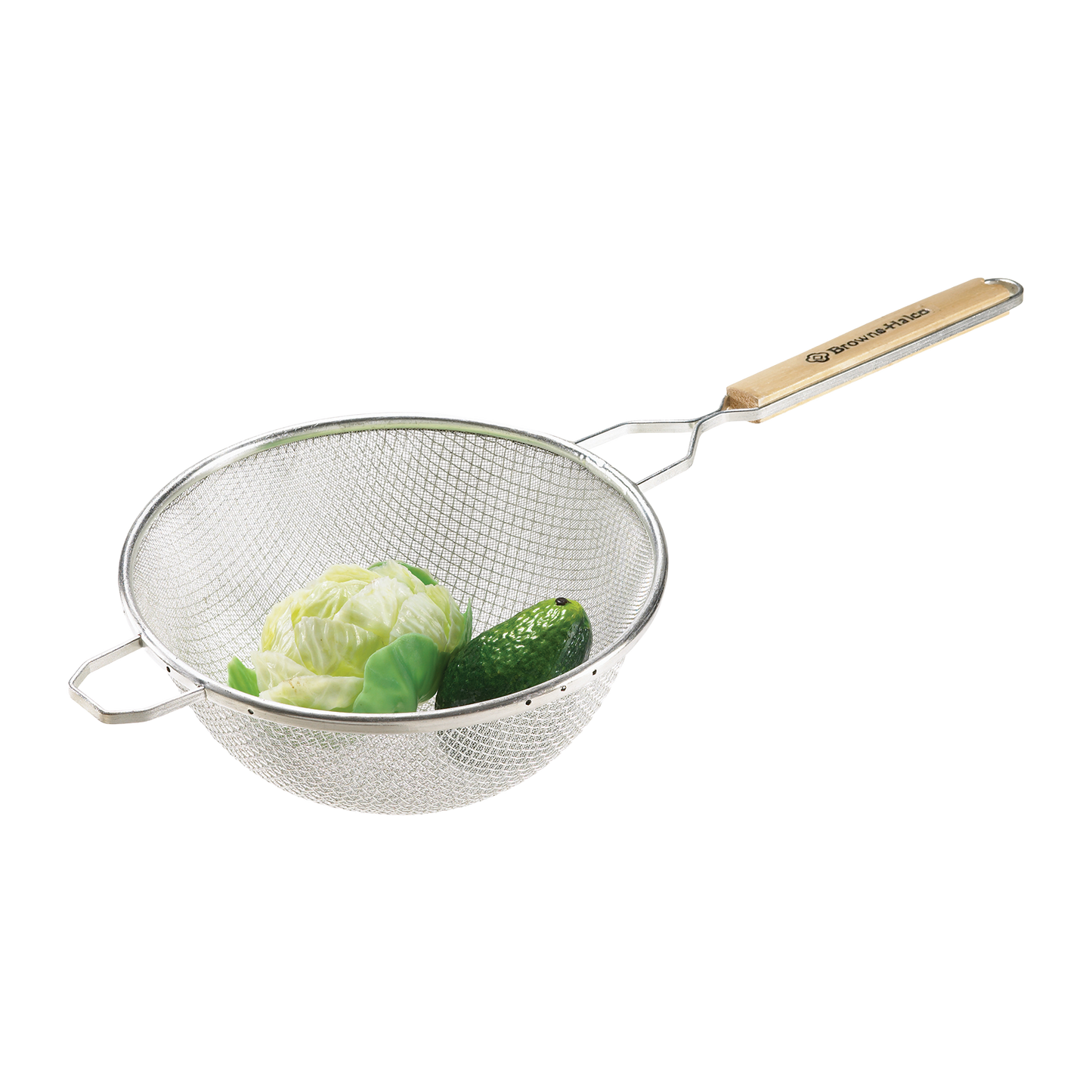Browne 8099 Tinned Double Fine Mesh Strainer, 10.8"