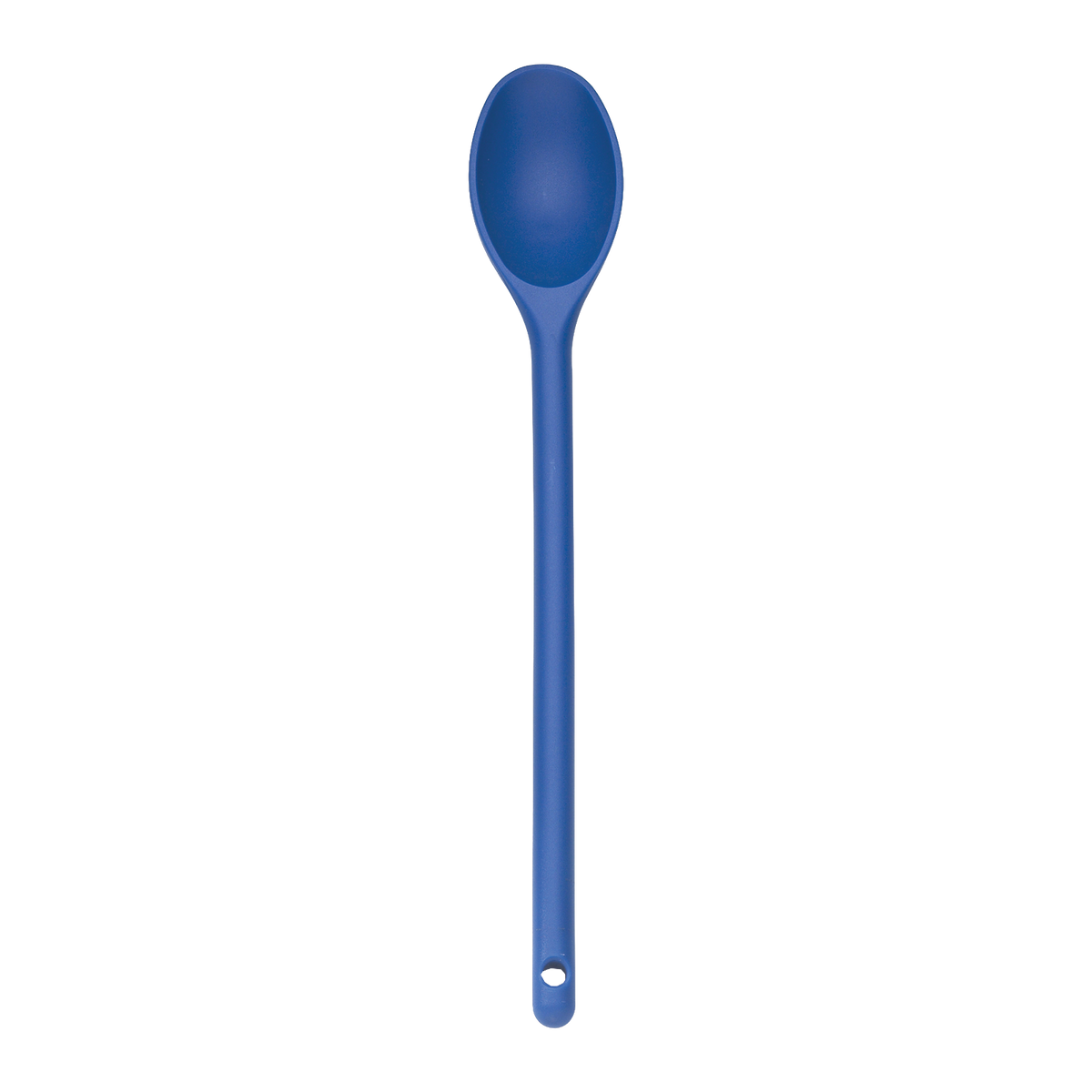 Browne 57538503 Heat Resistant Blue Nylon Serving Spoon, 15"