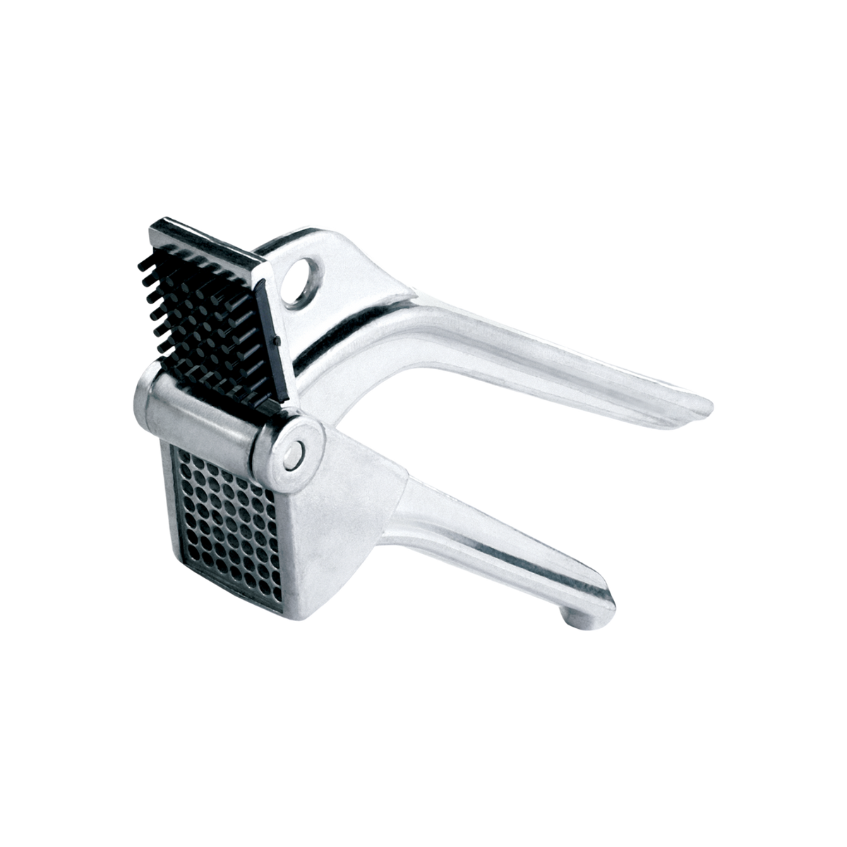 Browne 575769 Aluminum Self-Cleaning Garlic Press, 8"