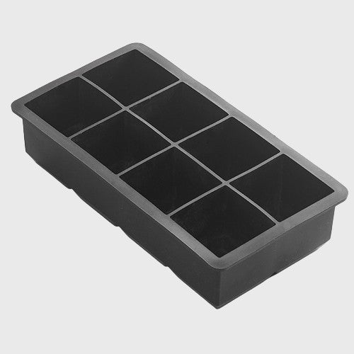 AMC Silicone Square Black Ice Mold 6 Block 8-1/2" x 4-1/2" x 2" SMSC8
