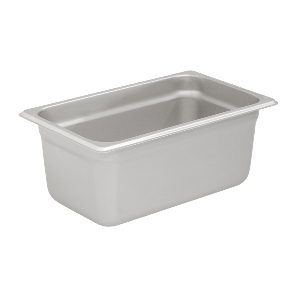 Browne 5781406 Stainless Steel 1/4 Size Anti-Jam Steam Table Pan 6" Deep, 4.6 qt