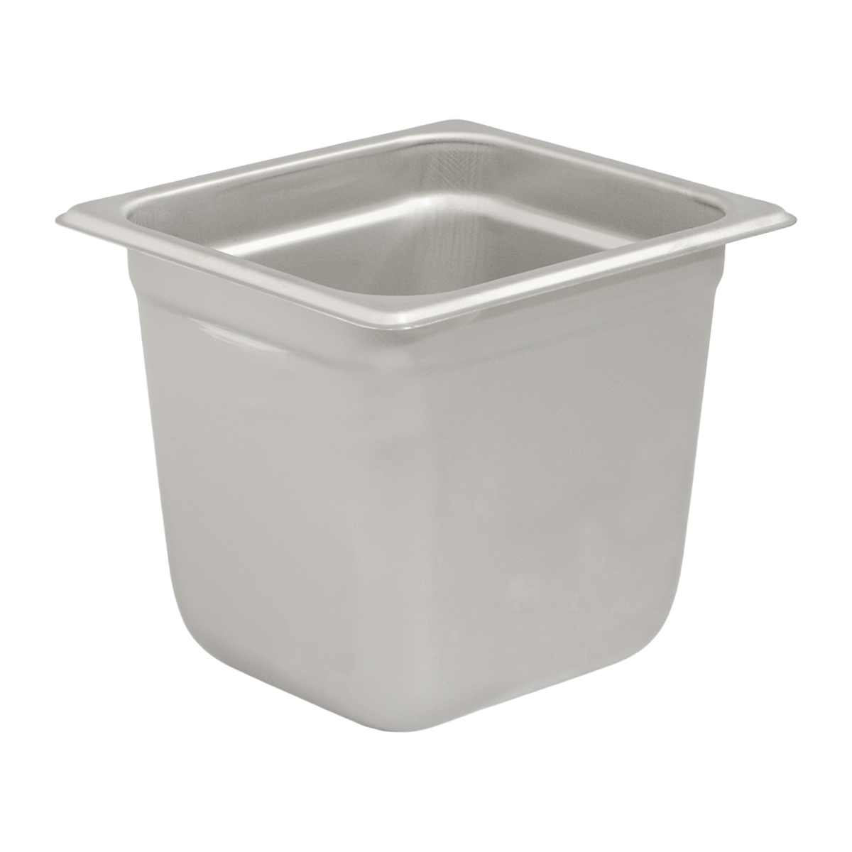 Browne 5781606 Stainless Steel 1/6 Size Anti-Jam Steam Table Pan 6" Deep, 2.8 qt