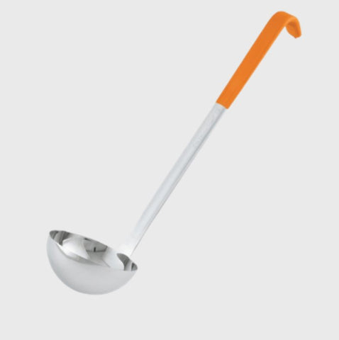 Vollrath Heavy Duty Ladle 8 oz. Stainless Steel With Orange Kool-Touch Handle
