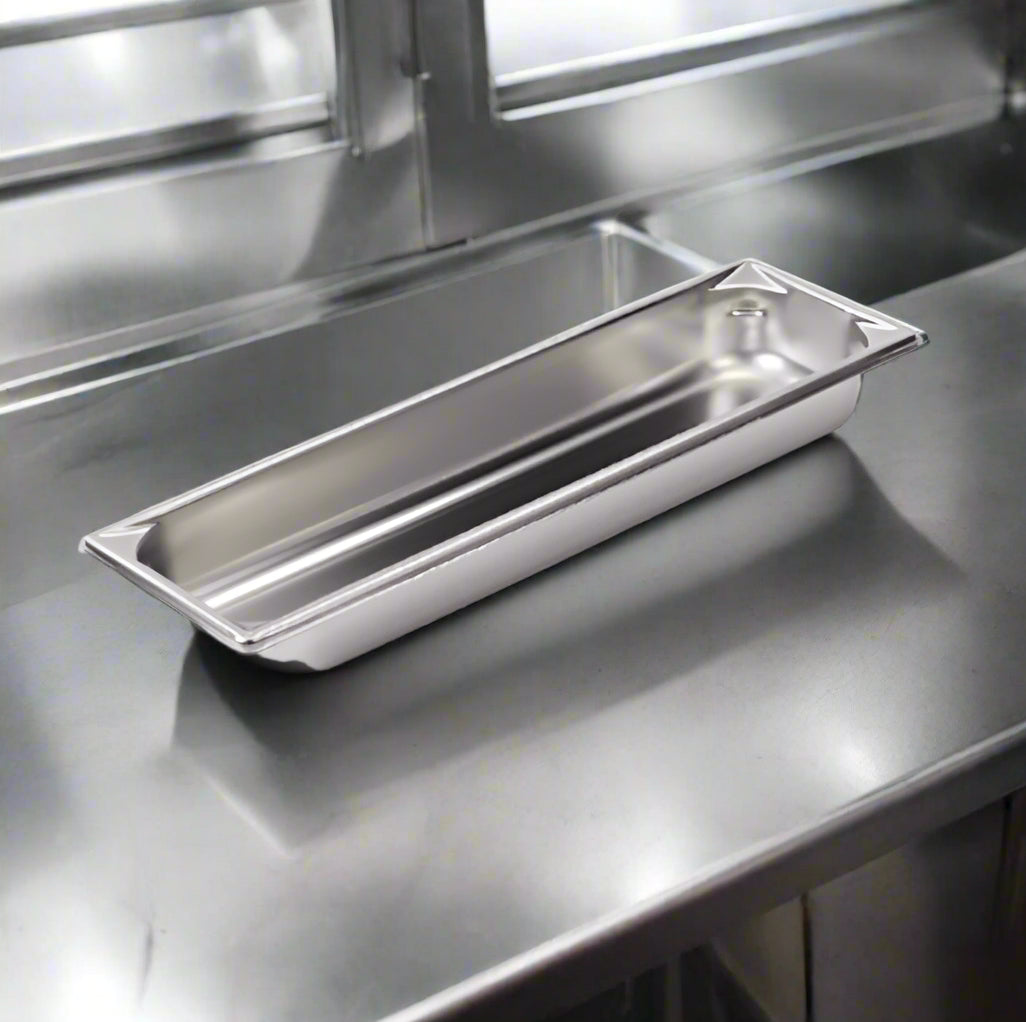 Super Pan V Steam Table Pan 1/2 Size 2.5" Deep Stainless Steel 30522