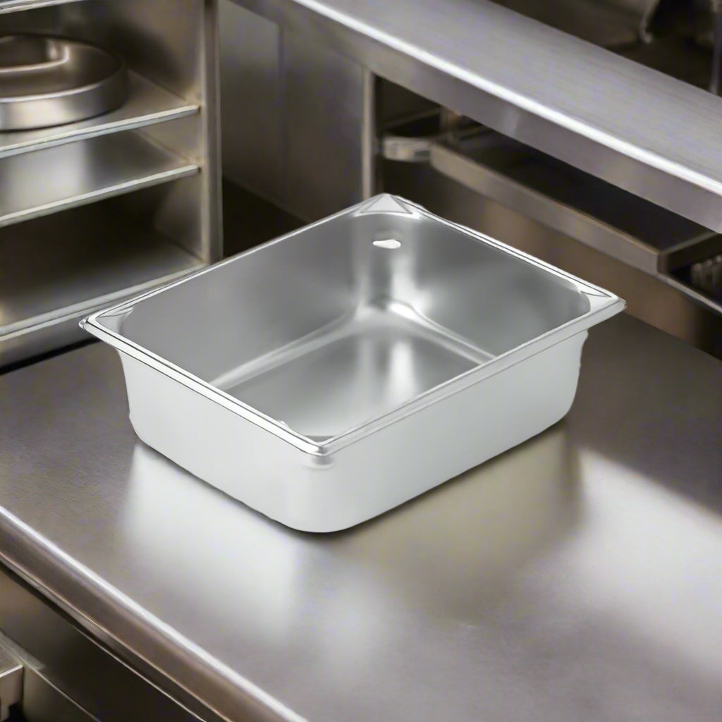 Super Pan V Steam Table Pan 1/2 Size 4" Deep 6.7 Qt. 30242
