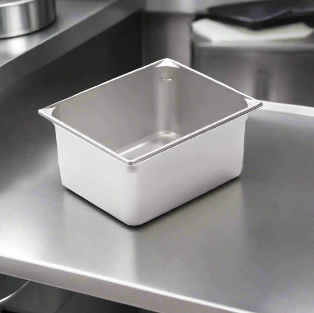 Super Pan V Steam Table Pan 1/2 Size 6" Deep 10 Qt. 30262