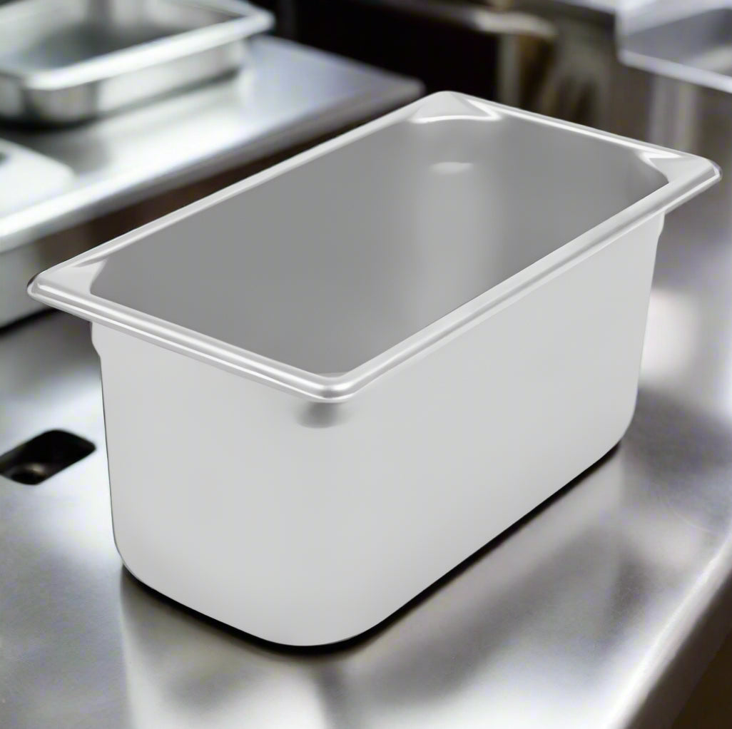 Super Pan V Steam Table Pan 1/3 Size 6" Deep Stainless Steel 30362