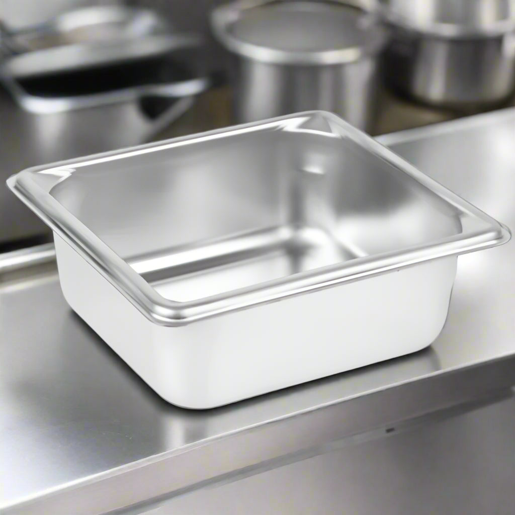 Super Pan V Steam Table Pan 1/6 Size 2.5" Deep Stainless Steel 30622
