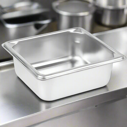 Super Pan V Steam Table Pan 1/6 Size 2.5" Deep Stainless Steel 30622