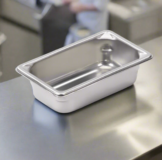 Super Pan V Steam Table Pan 1/9 Size 2" Deep Stainless Steel