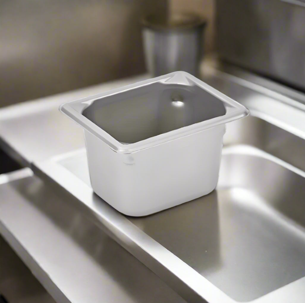 Super Pan V Steam Table Pan 1/8 Size 4" Deep Stainless Steel 30842