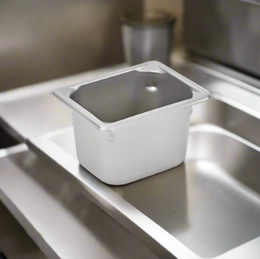 Super Pan V Steam Table Pan 1/8 Size 4" Deep Stainless Steel 30842