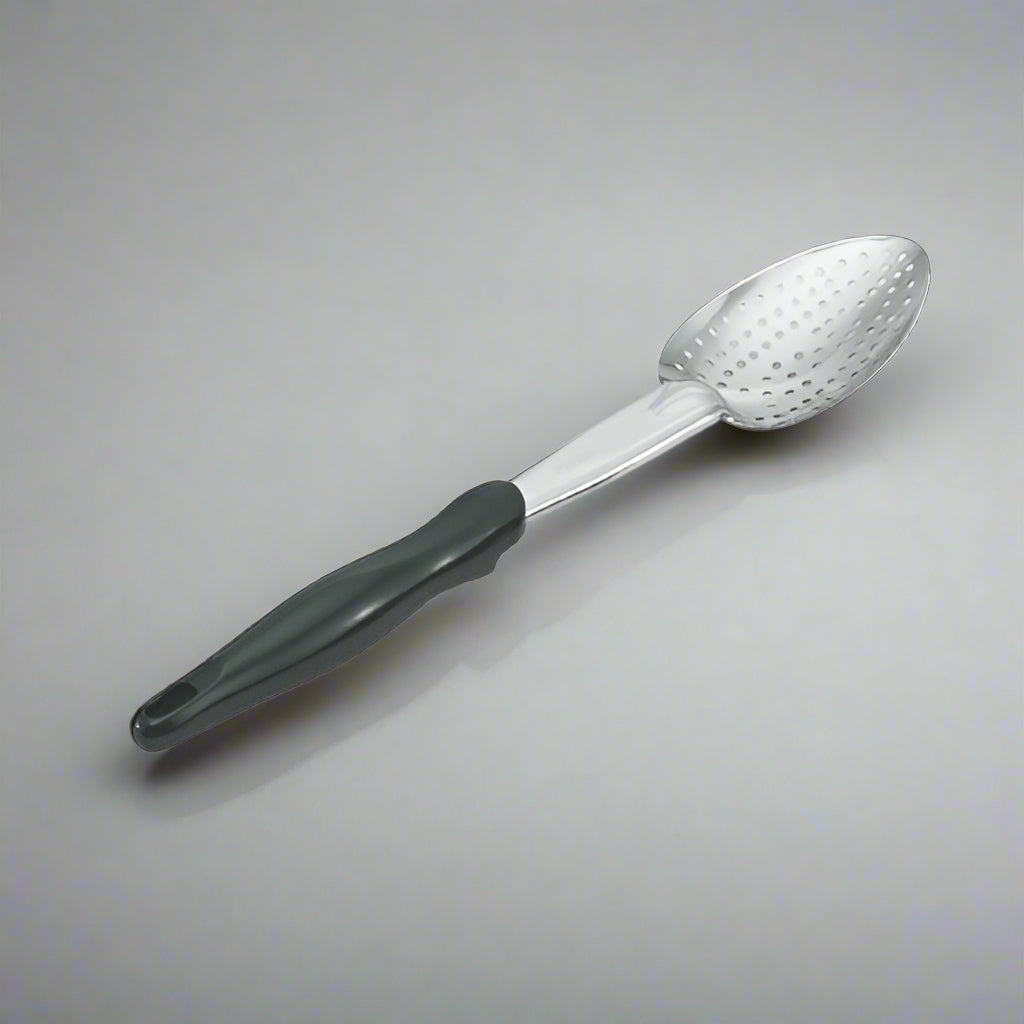 Ergo Grip Perforated Spoon Stainless Steel Black13-13/16" 64132