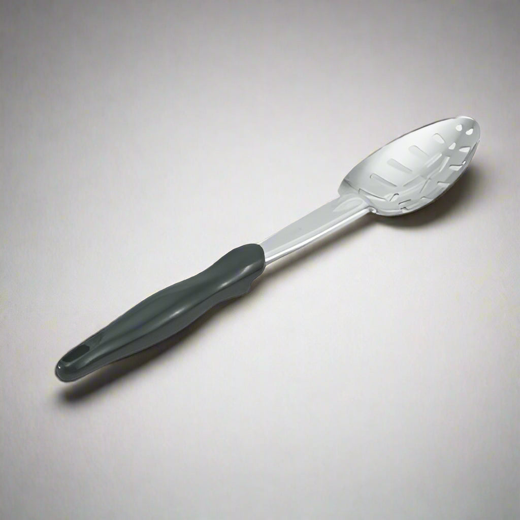 Ergo Grip Slotted Spoon Stainless Steel Black Handle 13-13/16" 64134