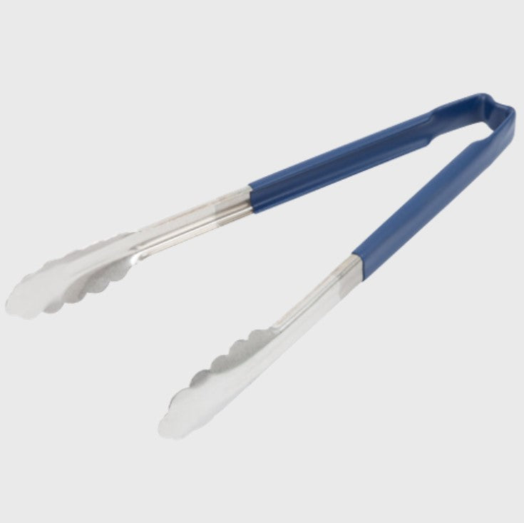Vollrath Utility Tong Stainless Steel Blue Handle 12" 4781230