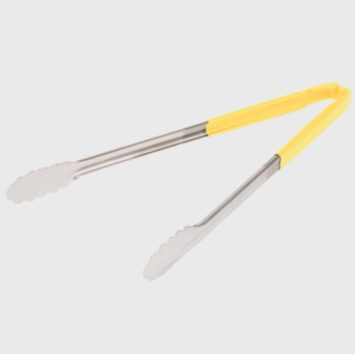 Vollrath Utility Tong Stainless Steel Yellow Handle 16" 4781650