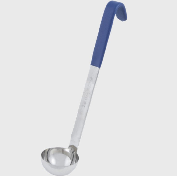 Vollrath Stainless Steel Heavy Duty Ladle With Blue Kool-Touch Handle 2 oz. 4980230
