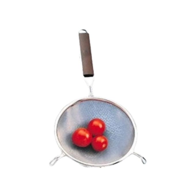 American Metalcraft SSD65 5.75" Stainless Steel Double Mesh Strainer, 13"L