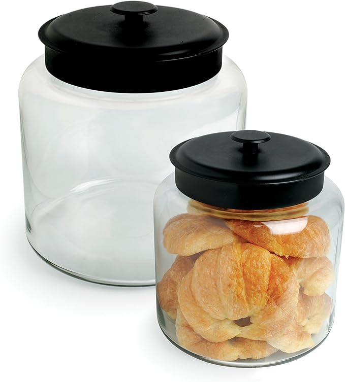 Anchor Hocking Mini Montana with Black Cover 0.5 gal. (5700 ml.) 88904AHG17