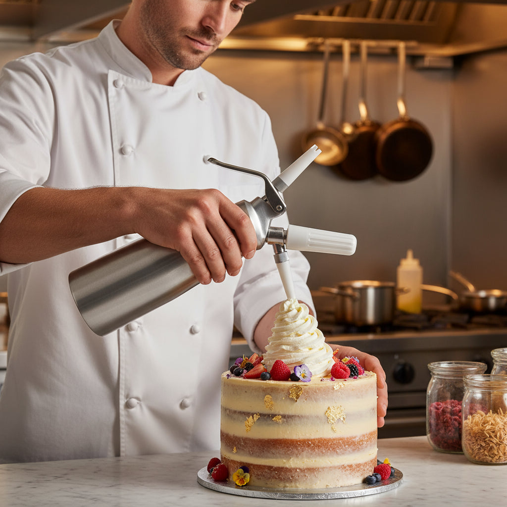 Chef Master Whipped Cream Dispenser 1 Pint (0.5 L) 90076