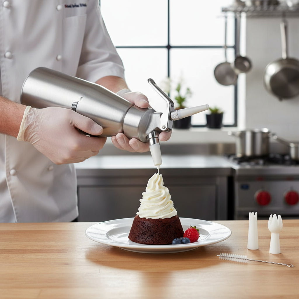 Chef Master Whipped Cream Dispenser 2 Pint (1 L) 90077