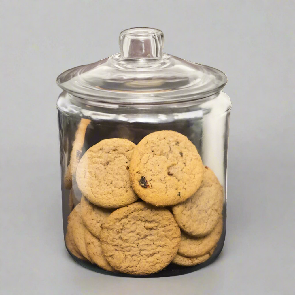 Anchor Hocking Heritage Hill Jar with Glass Cover 1 gal. (3800 ml.) 69349AHG17