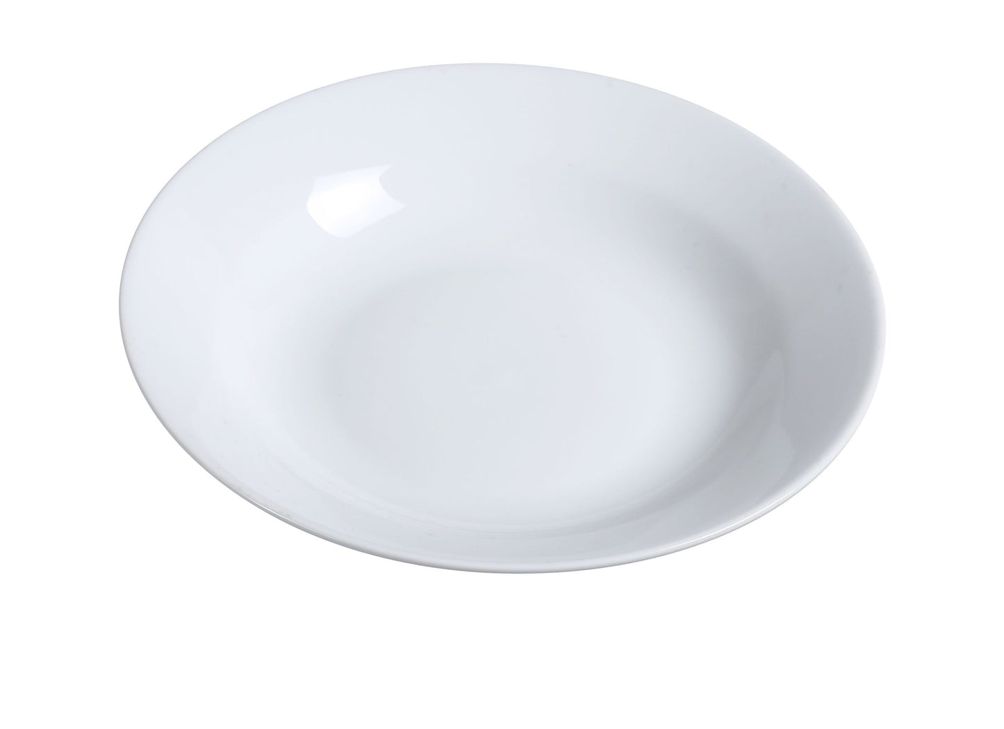 Yanco Ultima Bright White Round Rolled Edge Stoneware Soup Bowl 11 oz. AC-3 - 24/Case