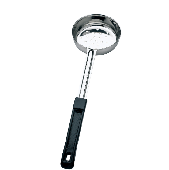 Browne Red Food Portioner Perforated Stainless Steel 6 oz. 5757461