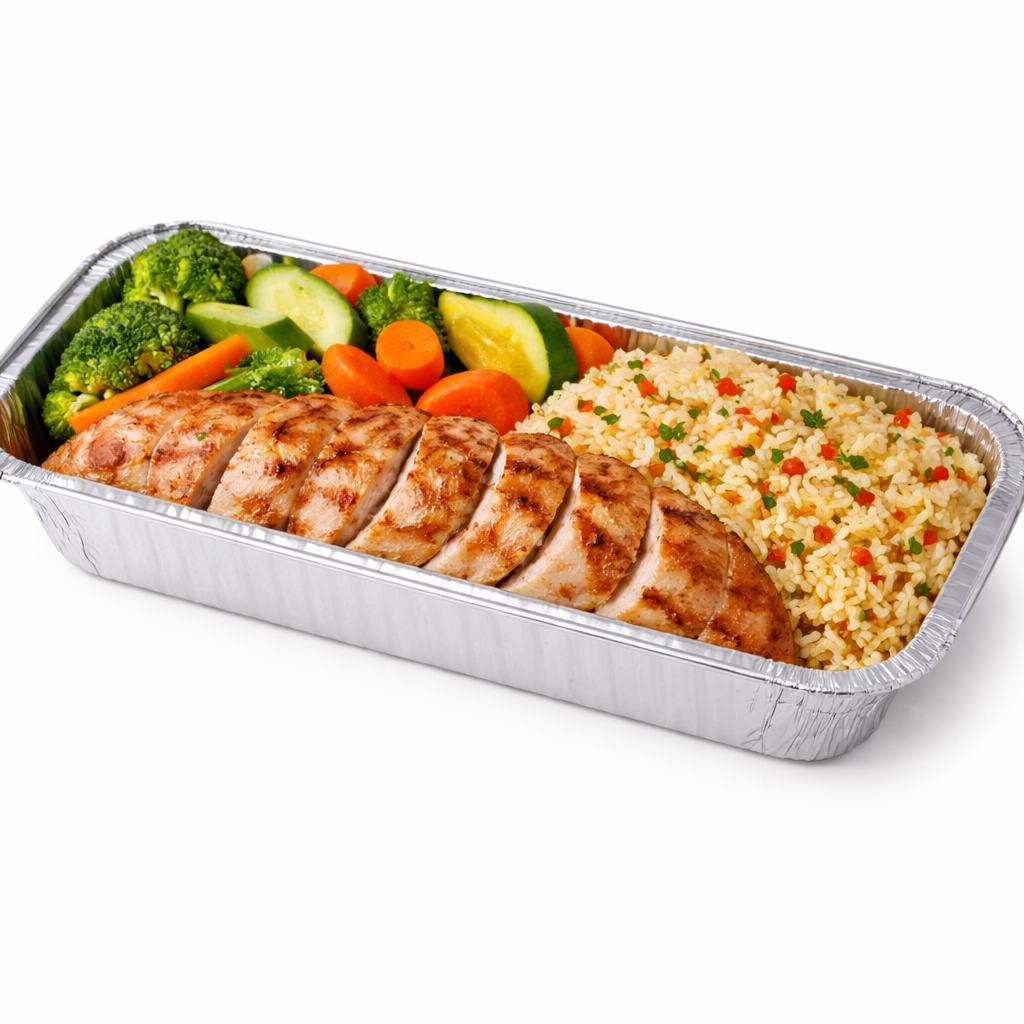 Aluminum Foil Pan 1/3 Size Deep - 100/Case