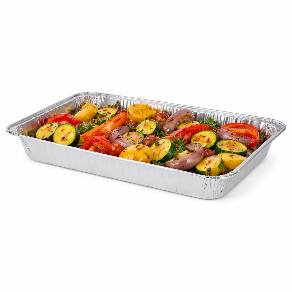 Aluminum Foil Pan Full Size Medium Depth - 50/Case