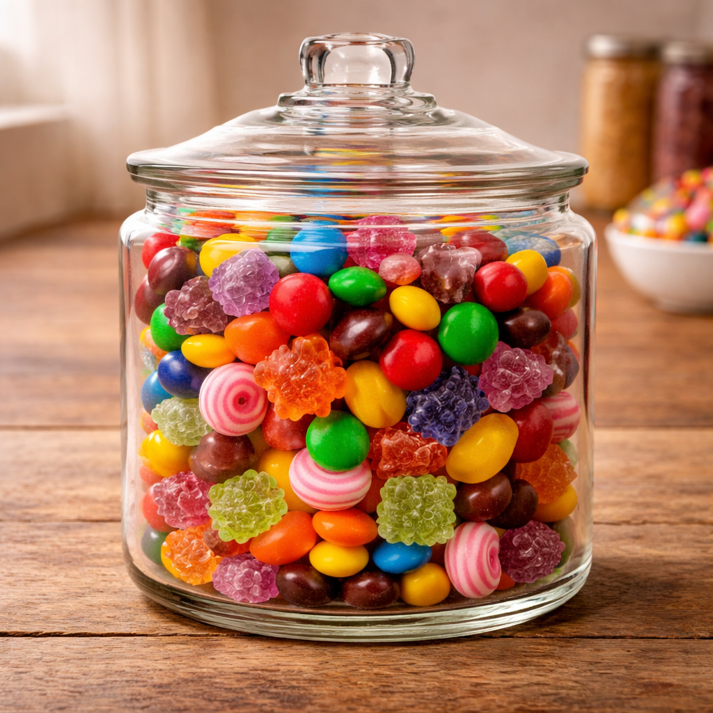 Anchor Hocking Heritage Hill Glass Jar with Lid 3 Qt. 69832AHG17
