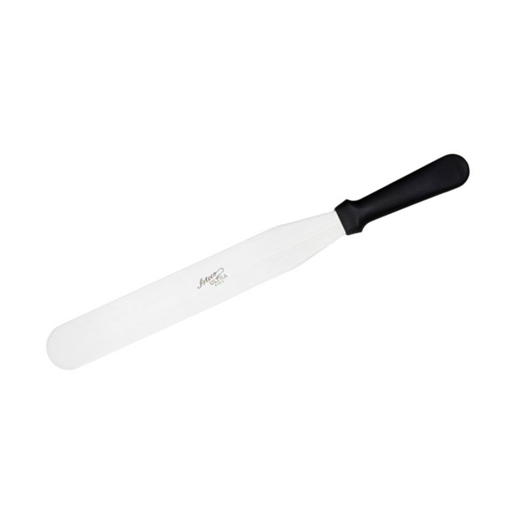 Ateco Straight Baking Spatula with Black Handle 12" 1312