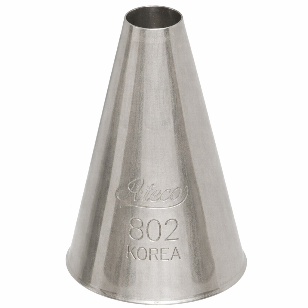 Ateco Stainless Steel Piping Tip Plain #802