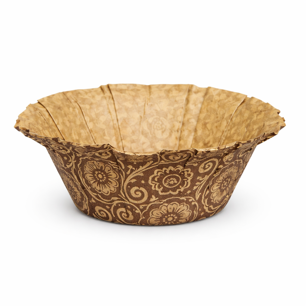 Dark Brown Mariposa Muffin Baking Cup 2" x 1-1/2" - 100/Pack