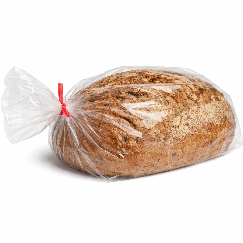 Clear Poly Food Bag 10" x 4" x 20" - 1000/Case