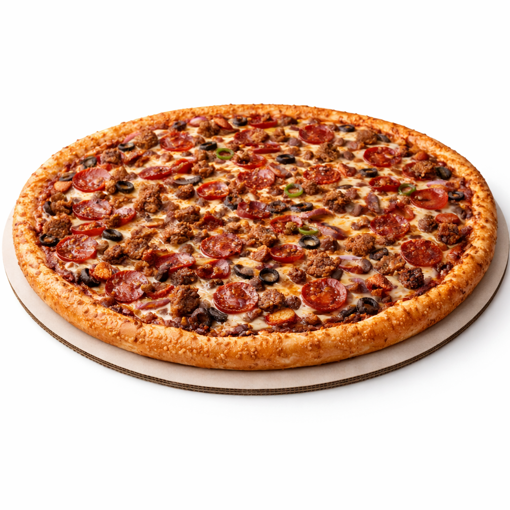 Corrugated Pizza Circle White 18" - 50/Case
