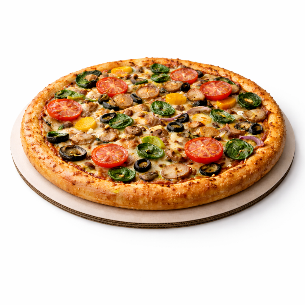 Corrugated Pizza Circle White 9" - 100/Case