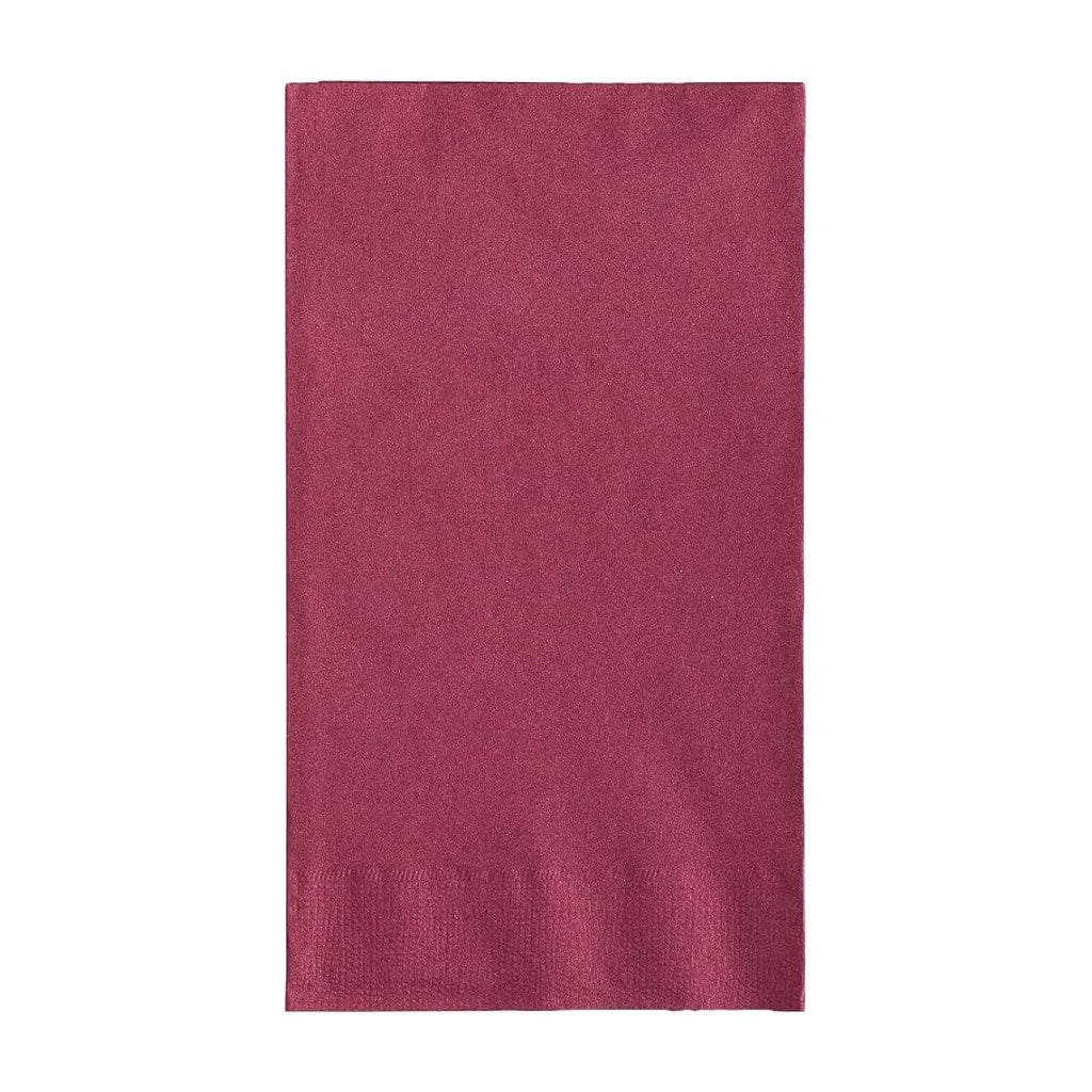 Dinner Napkin 2-Ply Burgundy 15" x 17" - 1000/Case