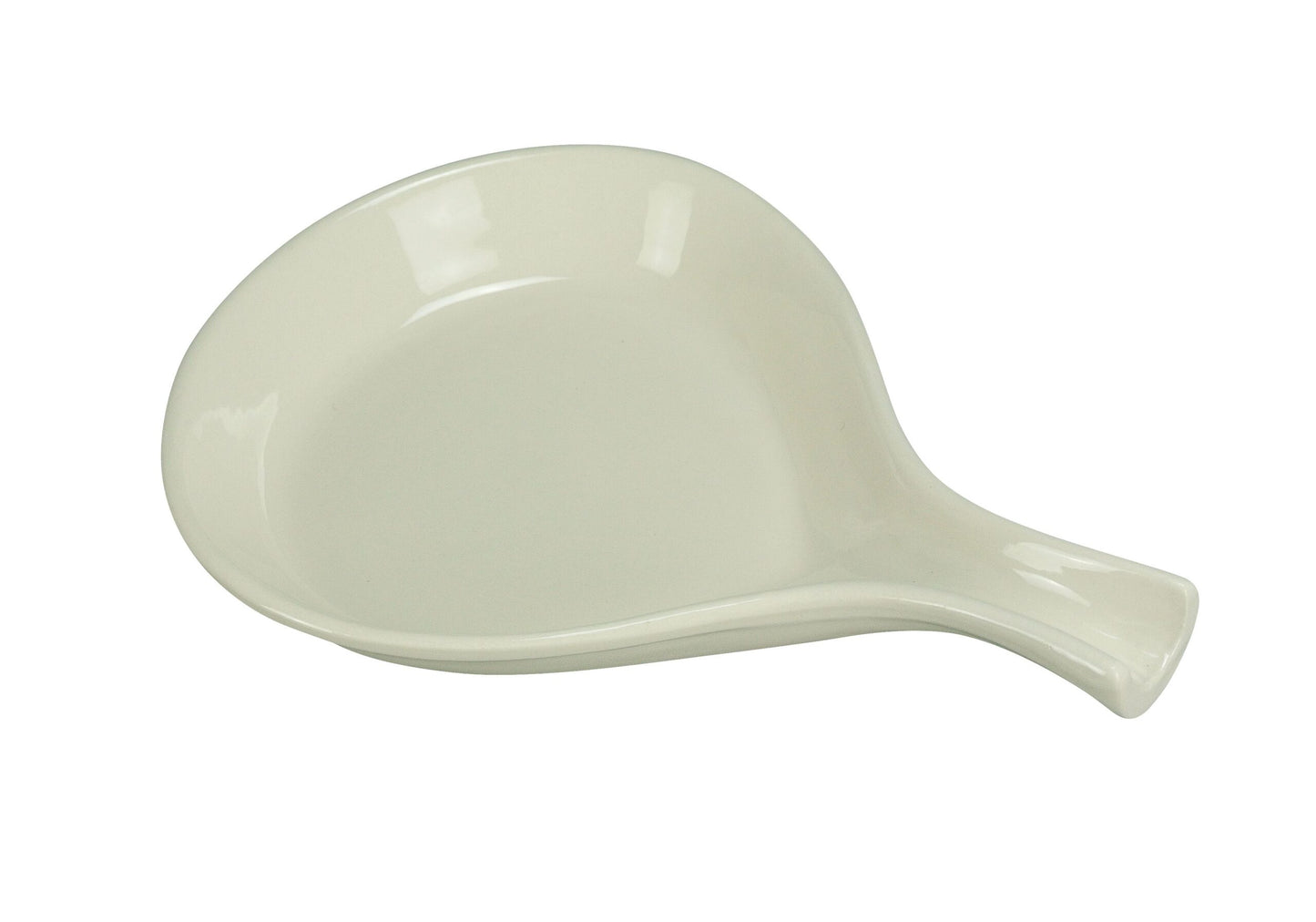 Yanco Round Serving Skillet White Stoneware-Ceramic 12 oz. FP-12 - 12/Case