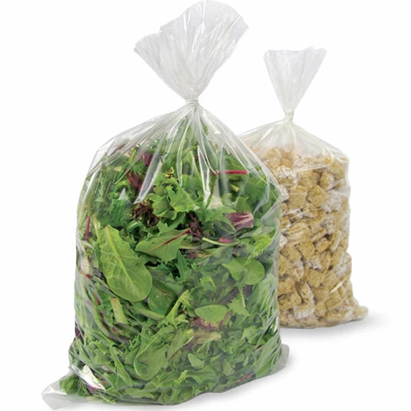 Poly Food Bag Clear 10" x 8" x 24" - 500/Case