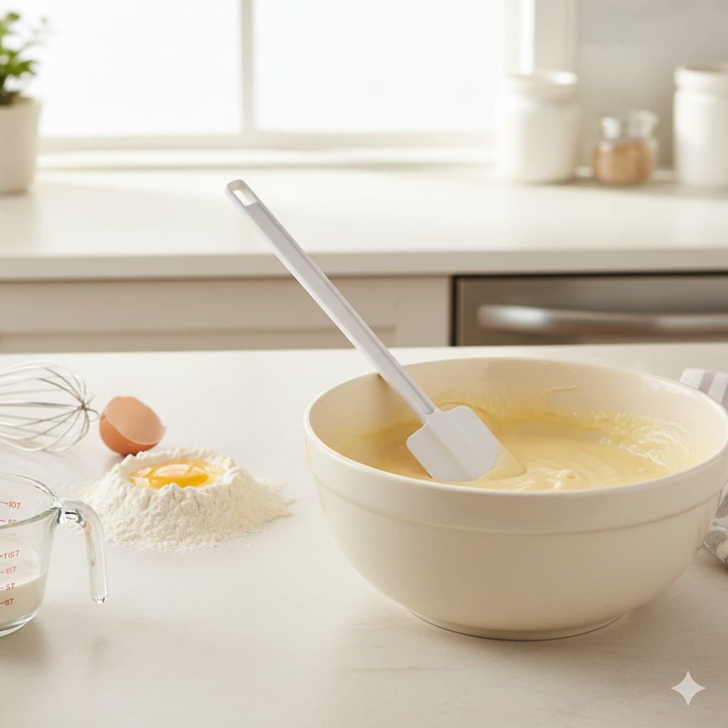 Scraper White BPA Free Plastic 16" Flat Blade PSC-16