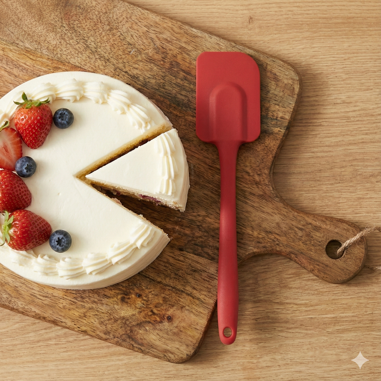 Harold Imports Mrs. Anderson's Silicone Spatula Red 10" 43637RED