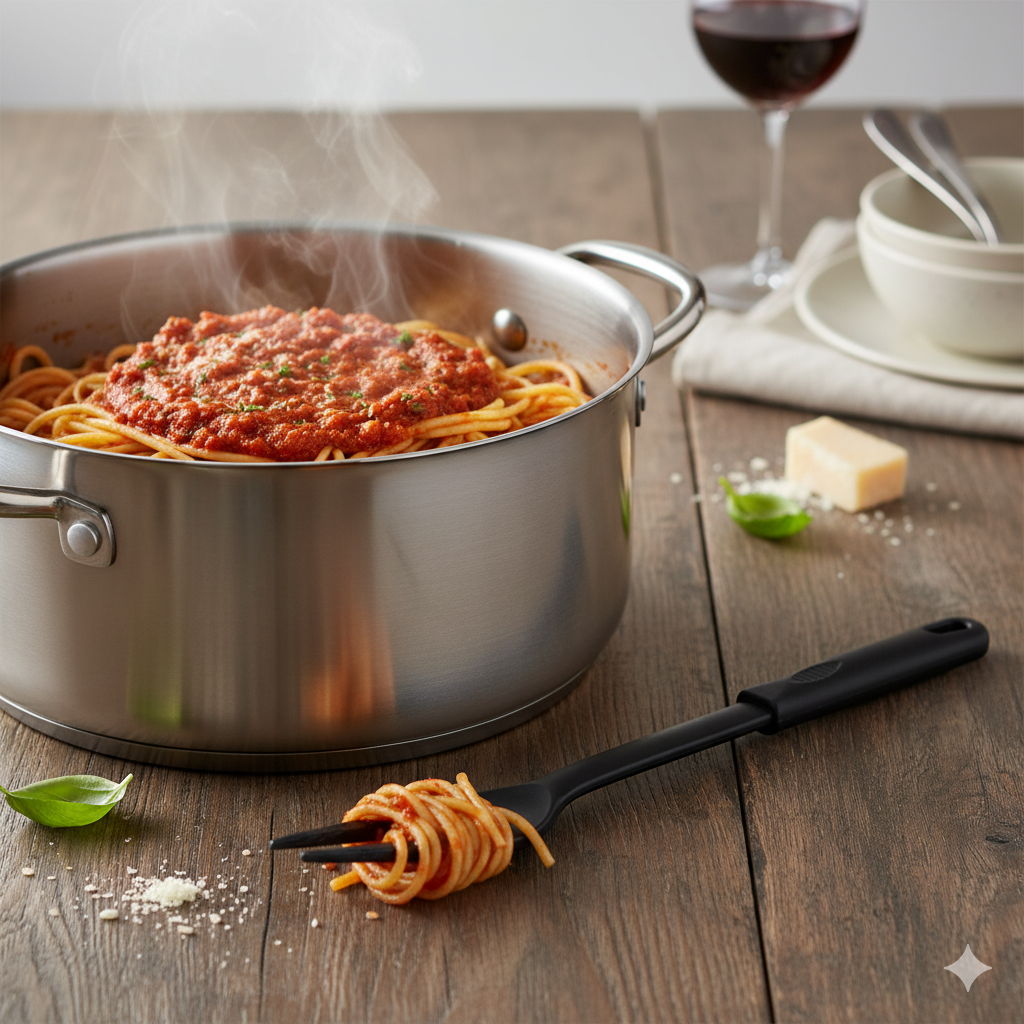 Winco Two Prong Cook Fork Black 12.2" Long NC-PF2