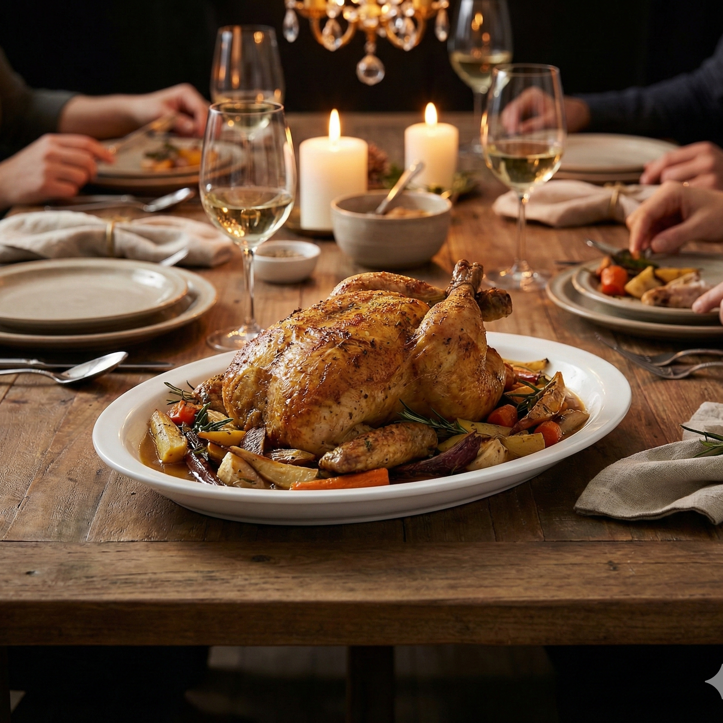 GET Enterprise White Melamine Platter 11.75" X 8.25" SP-OP-612-W