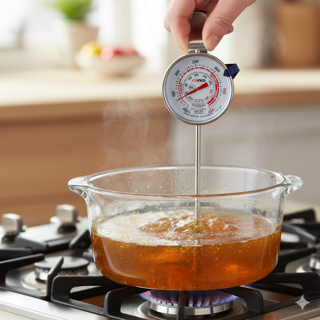 Winco Candy/Deep Fry Thermometer 5" Probe 2" Dial TMT-CDF2