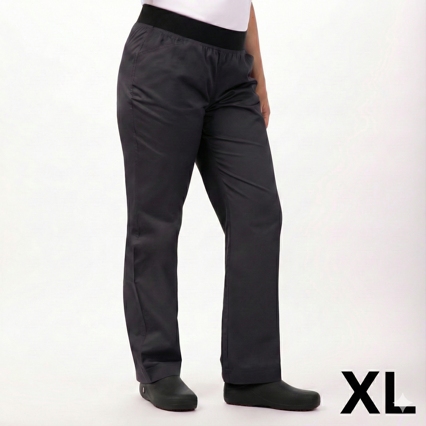 Chef Works Women's Lightweight Slim Pants Charcoal XL PBN01WBLKXL