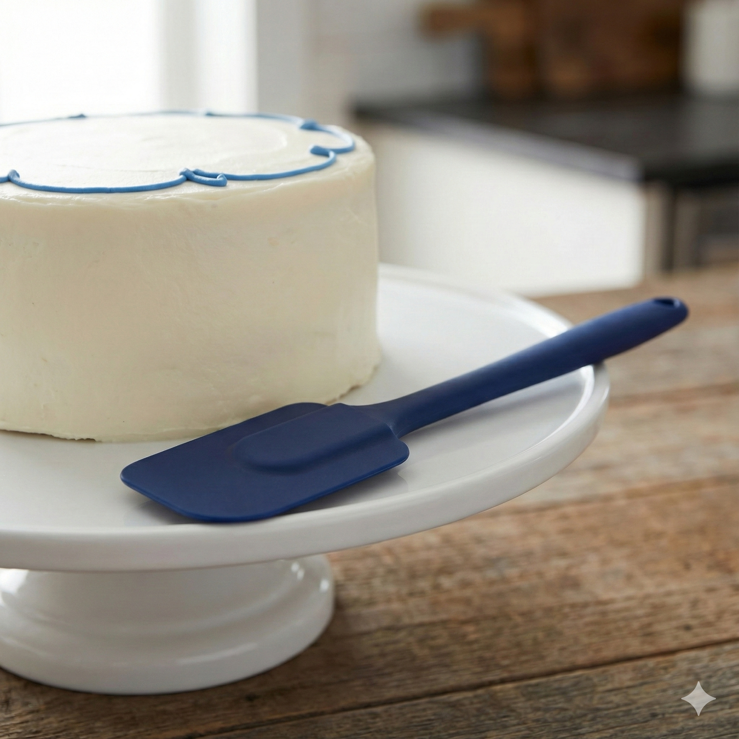 Harold Imports Mrs. Anderson's Baking Silicone Spatula Navy 10" 43637NVY