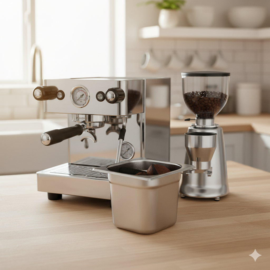 Winco Coffee Knock Box 23 Gauge Stainless Steel 7"L x 6"W x 5"H SCD-5