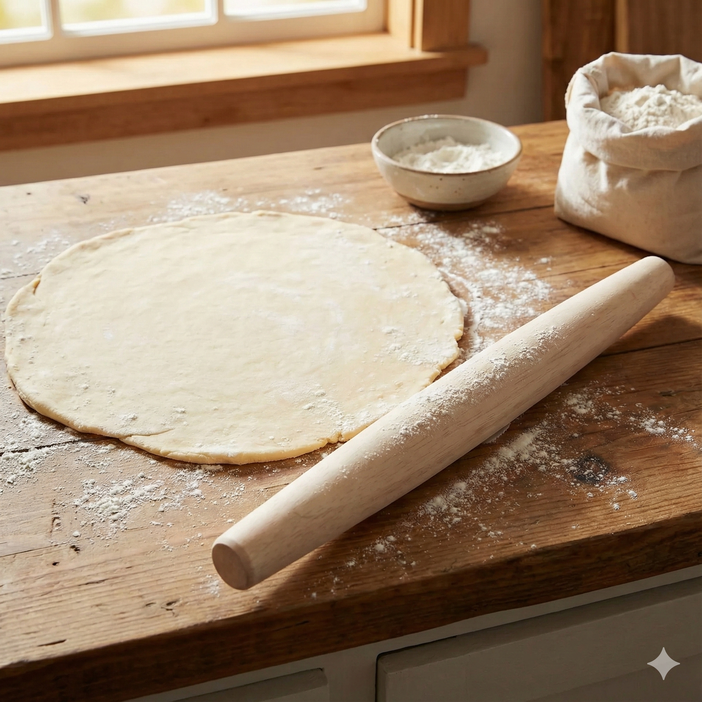 Winco French Rolling Pin Tapered Wood 20" WRP-20F